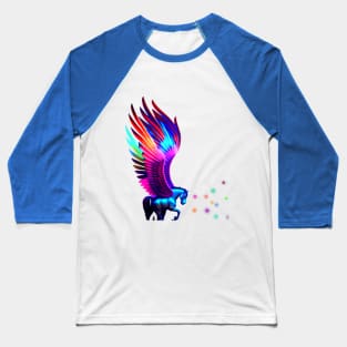 RAINBOW PEGASUS CONSTELLATION Baseball T-Shirt